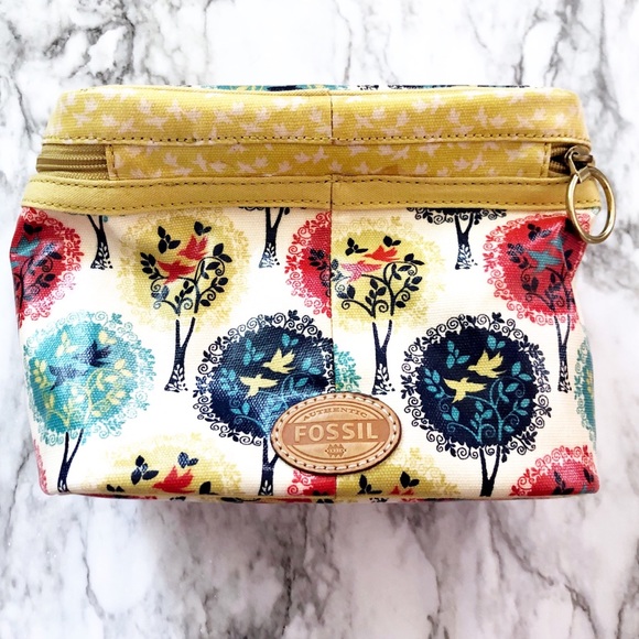 Fossil Handbags - Fossil Rare KeyPer Birdcage Cosmetic Train Case